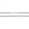Silver Curb Pave Chain G1093Acotis Silver JewelleryG1093/07