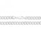 Silver Curb Pave Chain G1110Acotis Silver JewelleryG1110/08