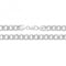 Silver Curb Pave Chain G1111Acotis Silver JewelleryG1111/08