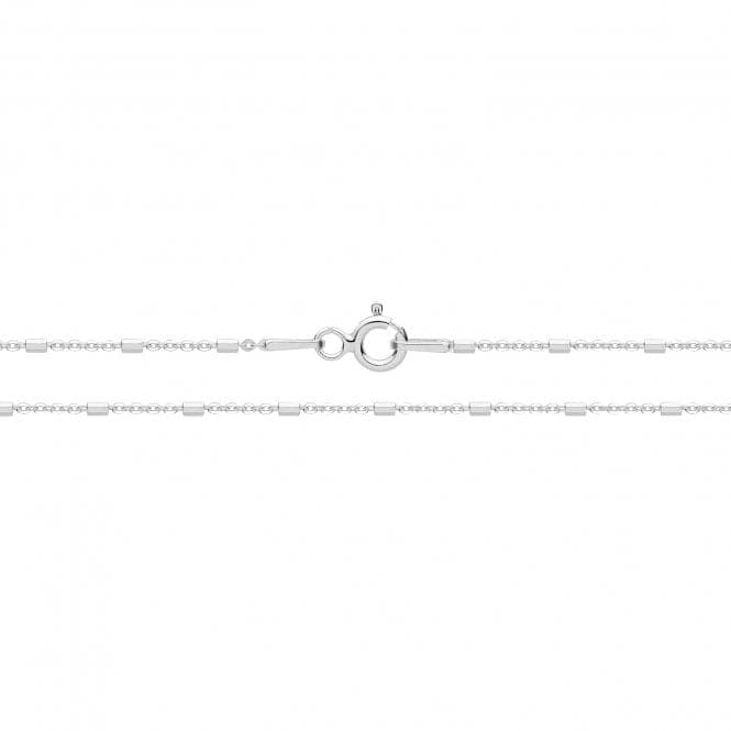 Silver D - Cut Tube Chain G1368Acotis Silver JewelleryG1368/16