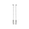 Silver Dangle Earrings G51183Acotis Silver JewelleryTH - G51183
