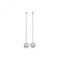 Silver Dangle Earrings G51184Acotis Silver JewelleryTH - G51184
