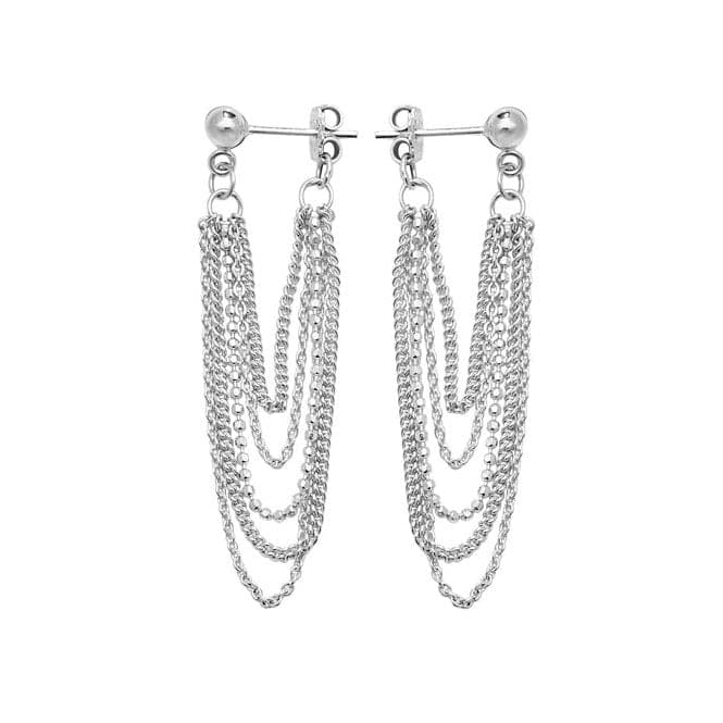 Silver Dangle Earrings G51191Acotis Silver JewelleryTH - G51191