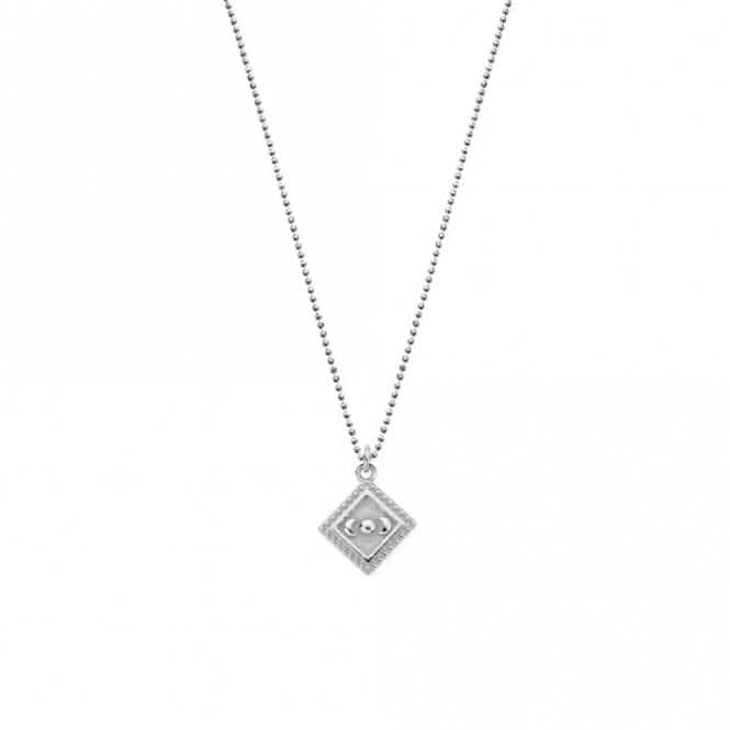 Silver Diamond Cut Chain With Moon Magic Pendant SCDC23350ChloBoSCDC23350