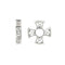 Silver & Diamonds Cross Charm S043DStorywheelsS043D