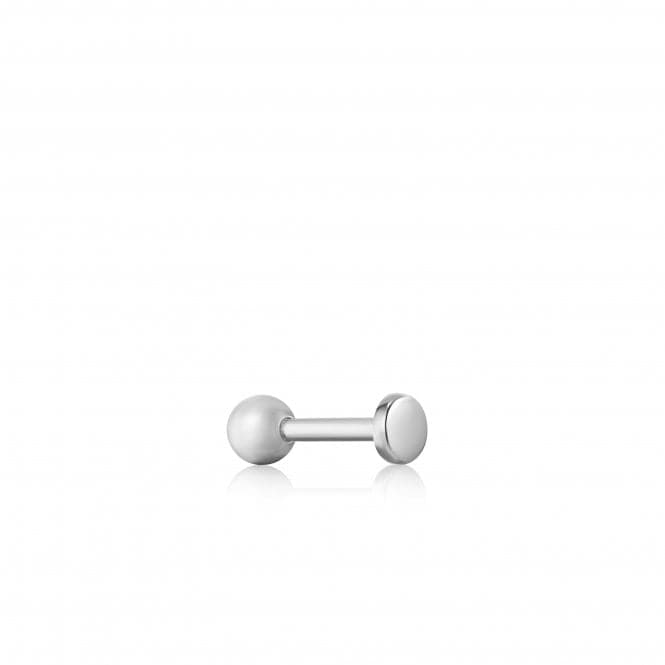 Silver Disc Barbell Single Earring E035 - 04HAnia HaieE035 - 04H