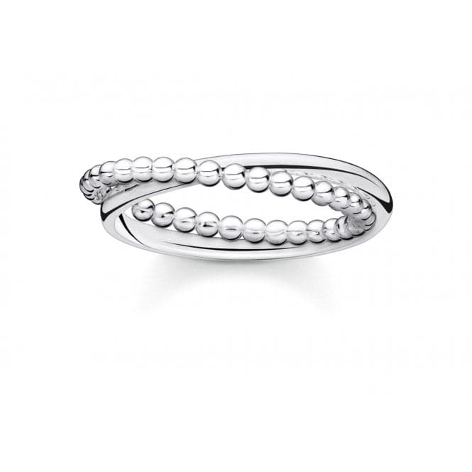 Silver Dots Intertwined Ring TR2321 - 001 - 21Thomas Sabo Charm Club CharmingTR2321 - 001 - 21 - 48