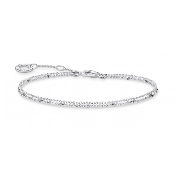 Silver Double Layer Bracelet A1997 - 001 - 21 - L19vThomas Sabo Charm Club CharmingA1997 - 001 - 21 - L19v