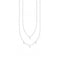 Silver Double Layer Zirconia Necklace 45cm KE2078 - 051 - 14 - L45vThomas Sabo Charm Club CharmingKE2078 - 051 - 14 - L45v
