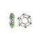 Silver & Emerald Wheel Charm S080EStorywheelsS080E