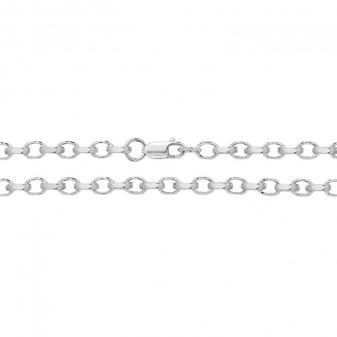 Silver Faceted Belcher Chain G1217Acotis Silver JewelleryG1217/18