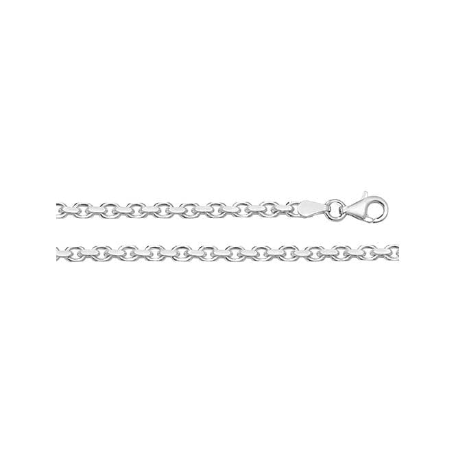 Silver Faceted Belcher Chain G1330Acotis Silver JewelleryG1330/16