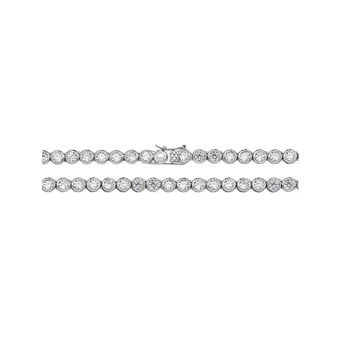 Silver Figaro Pave Chain G1100Acotis Silver JewelleryG1098/20