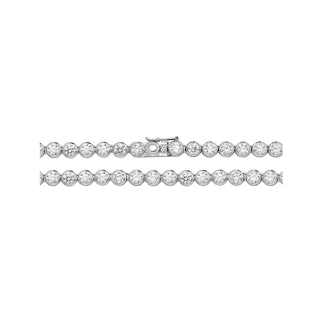 Silver Figaro Pave Chain G1101Acotis Silver JewelleryG1098/22