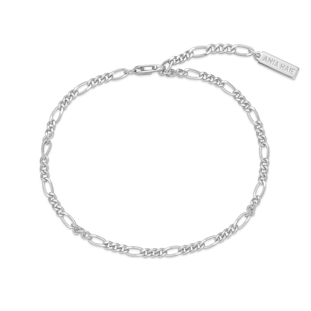 Silver Filia Curb Chain Bracelet B063 - 02HAnia HaieB063 - 02H