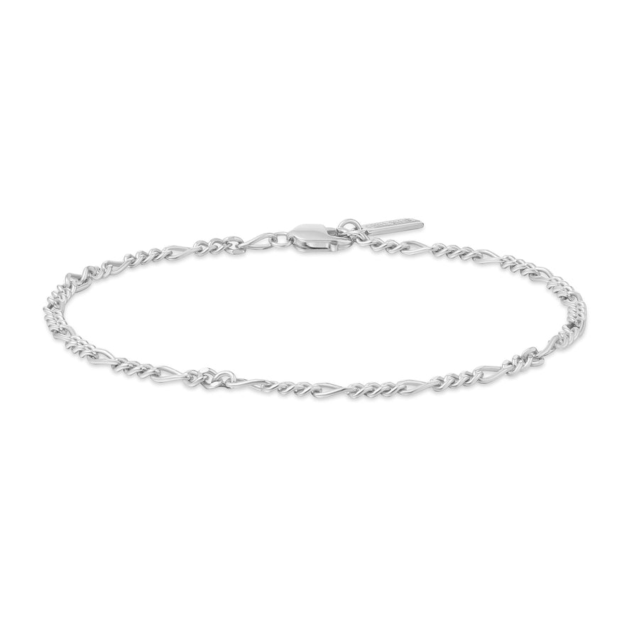 Silver Filia Curb Chain Bracelet B063 - 02HAnia HaieB063 - 02H