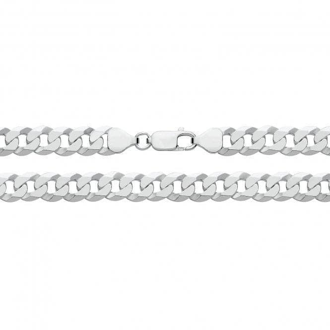Silver Flat Bevelled Curb Chain G1353Acotis Silver JewelleryG1353/08