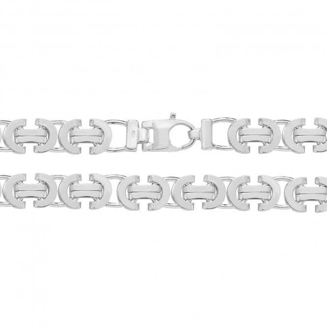 Silver Flat Byzantine Chain G1315Acotis Silver JewelleryG1315/08