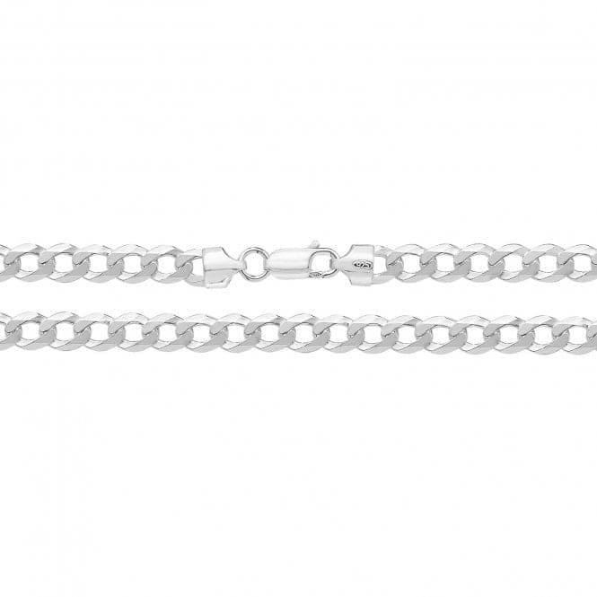Silver Flat Curb Chain G1163Acotis Silver JewelleryG1163/08