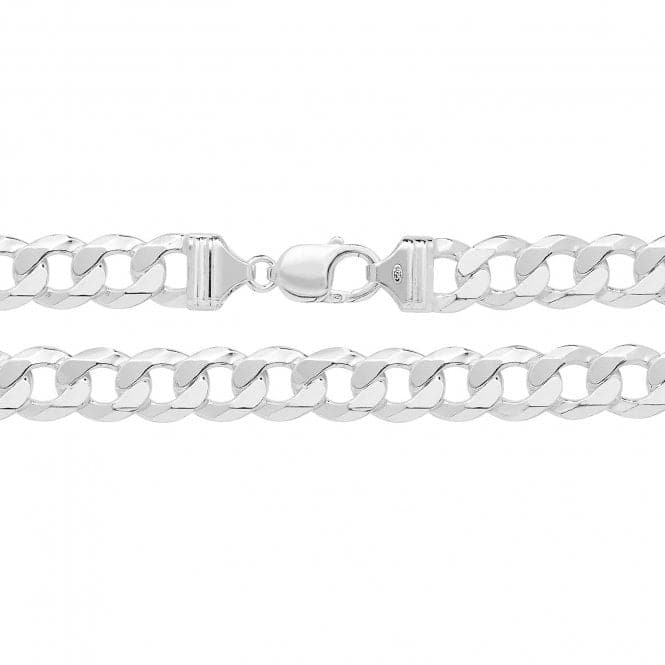 Silver Flat Curb Chain G1164Acotis Silver JewelleryG1164/08