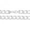 Silver Flat Open Curb Chain G1203Acotis Silver JewelleryG1203/08