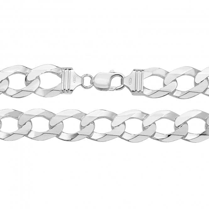 Silver Flat Open Curb Chain G1204Acotis Silver JewelleryG1204/08