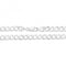 Silver Flat Open Curb G1157Acotis Silver JewelleryG1157/07