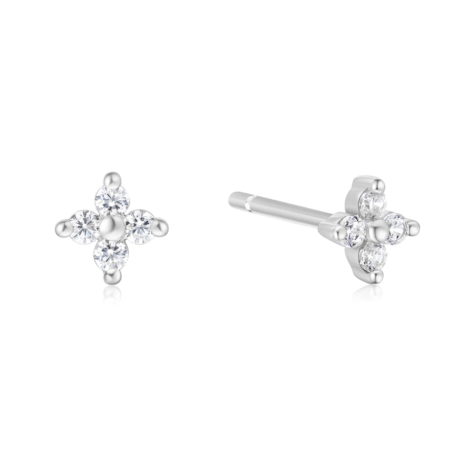 Silver Four - Petal Stud Earrings E064 - 01HAnia HaieE064 - 01H