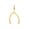 Silver G / P Wish Bone Pendant G61055YAcotis Silver JewelleryTH - G61055Y