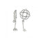 Silver Garden Rake Dangle Charm S287StorywheelsS287