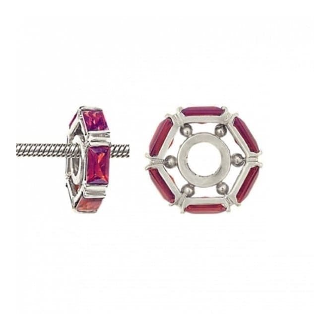 Silver & Garnet Charm S006GStorywheelsS006G