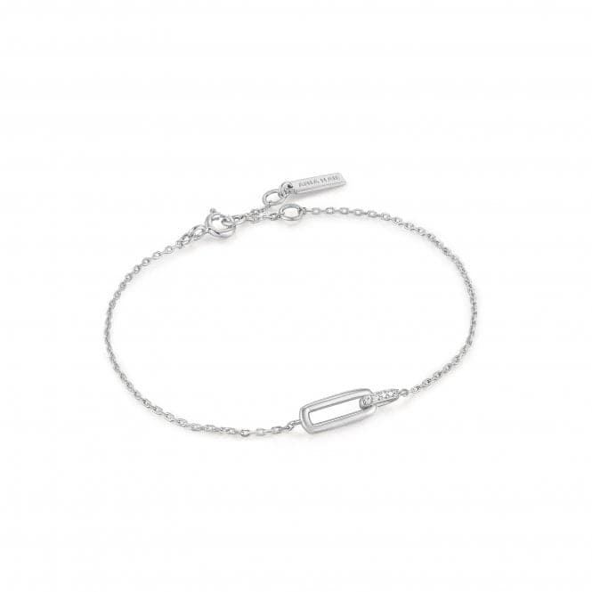 Silver Glam Interlock Bracelet B037 - 01HAnia HaieB037 - 01H