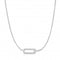 Silver Glam Interlock Necklace N037 - 01HAnia HaieN037 - 01H