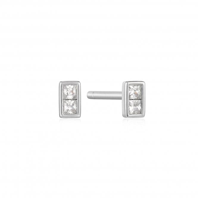 Silver Glam Mini Stud Earrings E037 - 02HAnia HaieE037 - 02H
