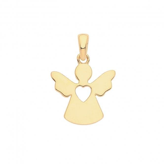 Silver Gold Plated Angel Charm G61085GPAcotis Silver JewelleryTH - G61085GP