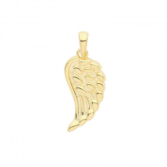 Silver Gold Plated Angle Wing Charm G61072GPAcotis Silver JewelleryTH - G61072GP