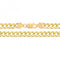 Silver Gold Plated Flat Curb G1404GPAcotis Silver JewelleryG1404GP/08