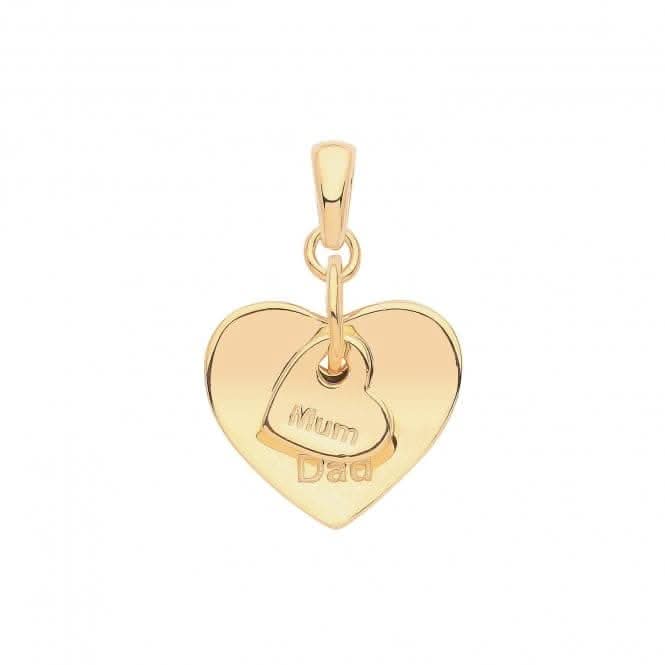 Charm Plated Mum Dad G61089GP