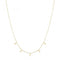 Silver Gold Plated Tear Drop Necklace G3394GPAcotis Silver JewelleryTH - G3394GP