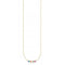 Silver Gold Plated Zirconia Multicoloured Necklace KE2095 - 488 - 7 - L45VThomas Sabo Charm Club CharmingKE2095 - 488 - 7 - L45V