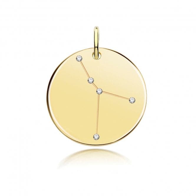 Silver Gold Plated Zodiac Constellation Cancer G61098GPAcotis Silver JewelleryTH - G61098GP