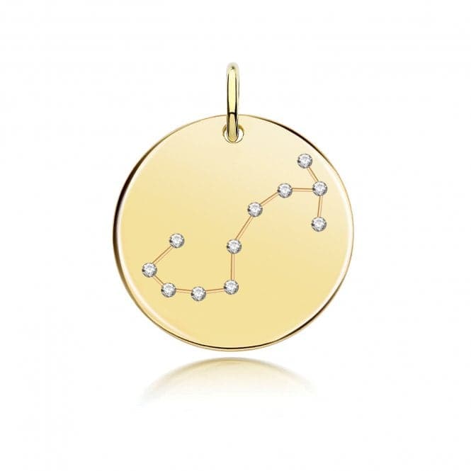 Silver Gold Plated Zodiac Constellation Scorpio G61102GPAcotis Silver JewelleryTH - G61102GP