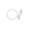 Silver Greek Design Hoop Earrings G51320Acotis Silver JewelleryG51320 - 15