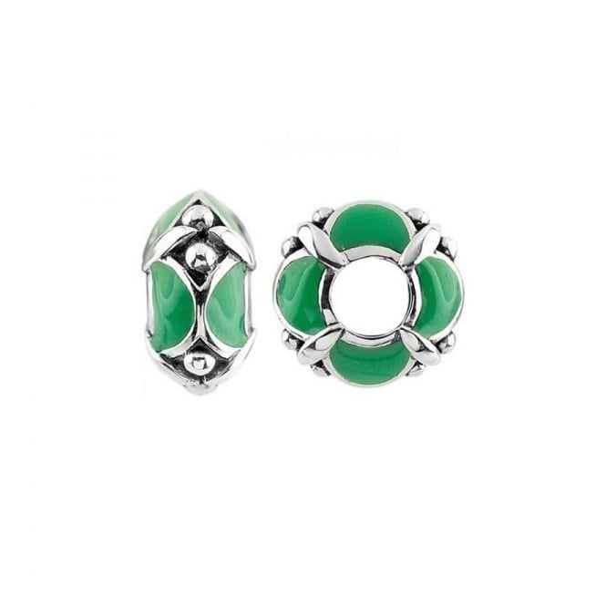 Silver & Green Enamel Charm S436GRNStorywheelsS436GRN