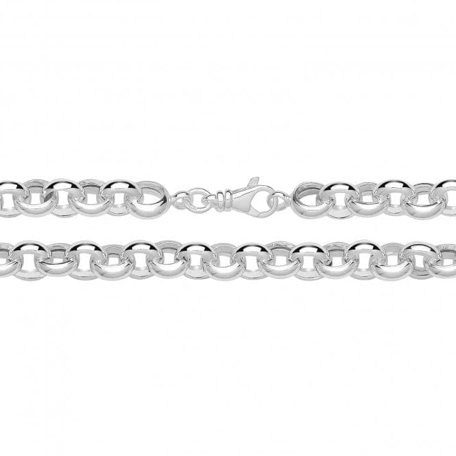 Silver Hallow Belcher Chain G1392Acotis Silver JewelleryG1392/08