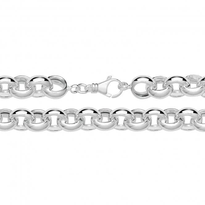 Silver Hallow Belcher Chain G1394Acotis Silver JewelleryG1394/08