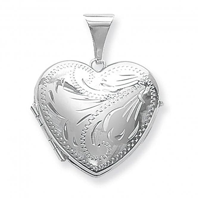 Silver Heart Shaped Family Locket G6592Acotis Silver JewelleryTH - G6592
