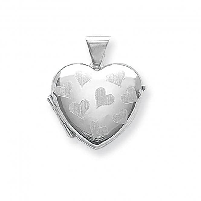 Silver Heart Shaped Locket G6577Acotis Silver JewelleryTH - G6577