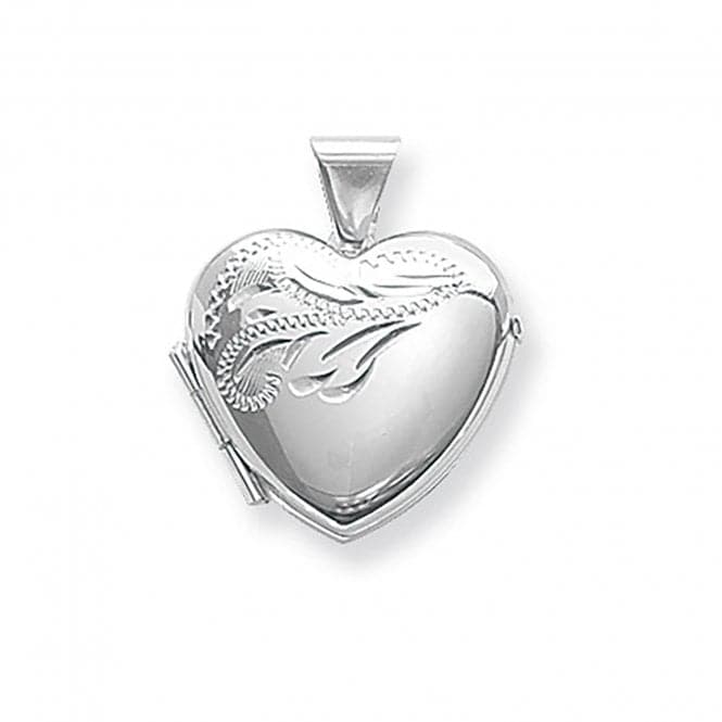 Silver Heart Shaped Locket G6578Acotis Silver JewelleryTH - G6578