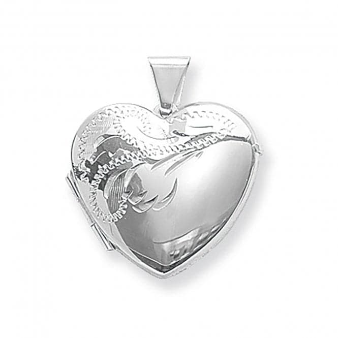 Silver Heart Shaped Locket G6579Acotis Silver JewelleryTH - G6579